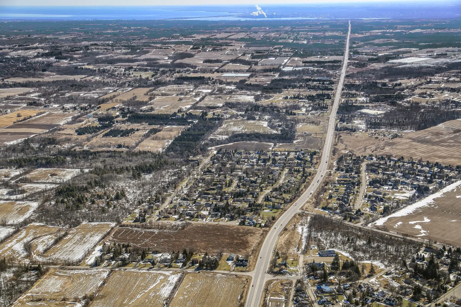 Aerial photograph of the Freelton land holding