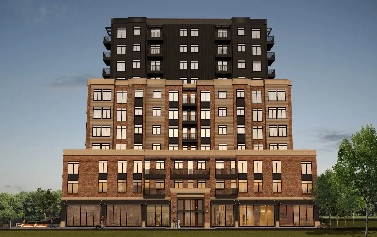 Rendering of the Colborne frontage