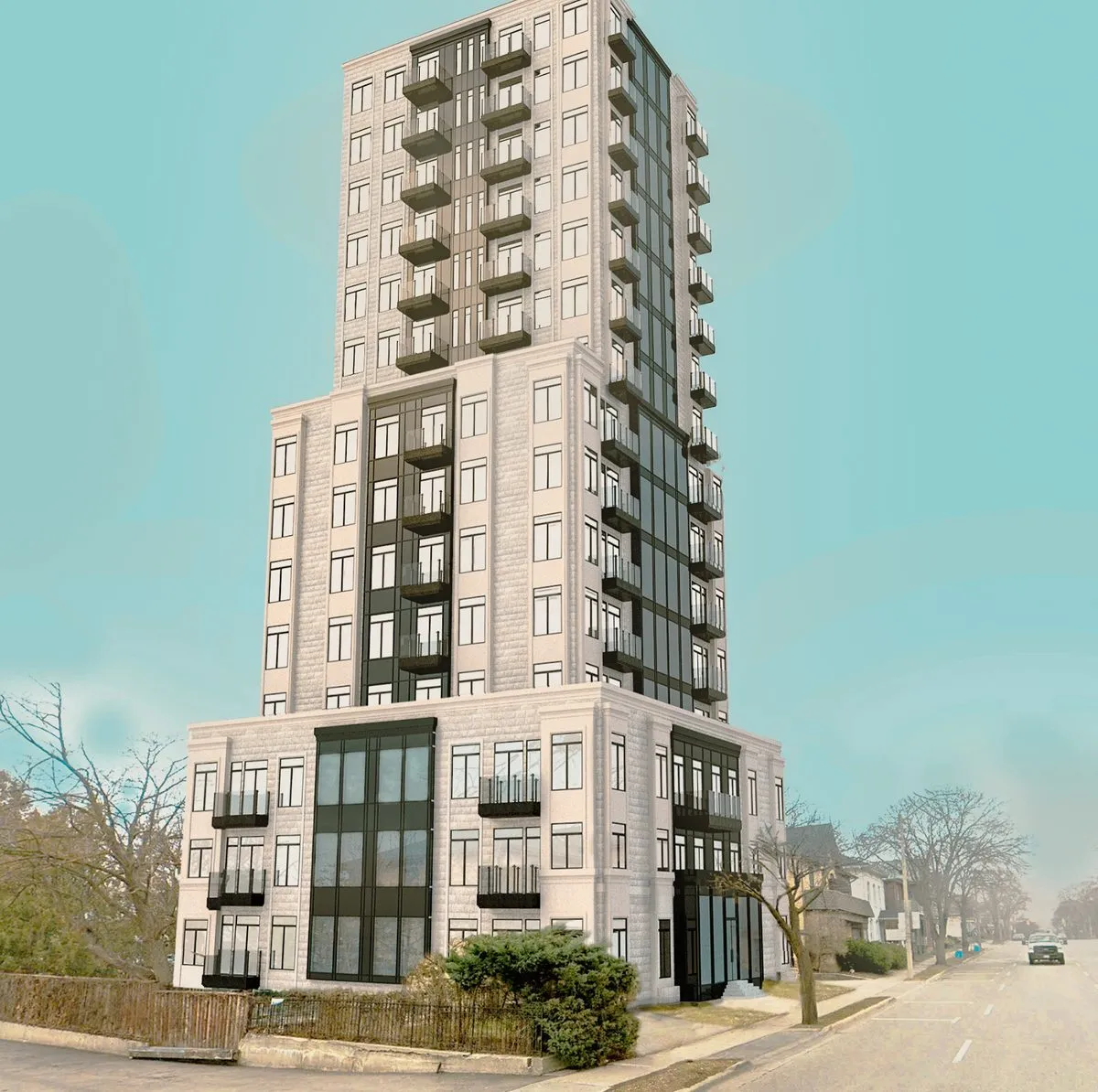 Rendering of the Dalhousie District tower